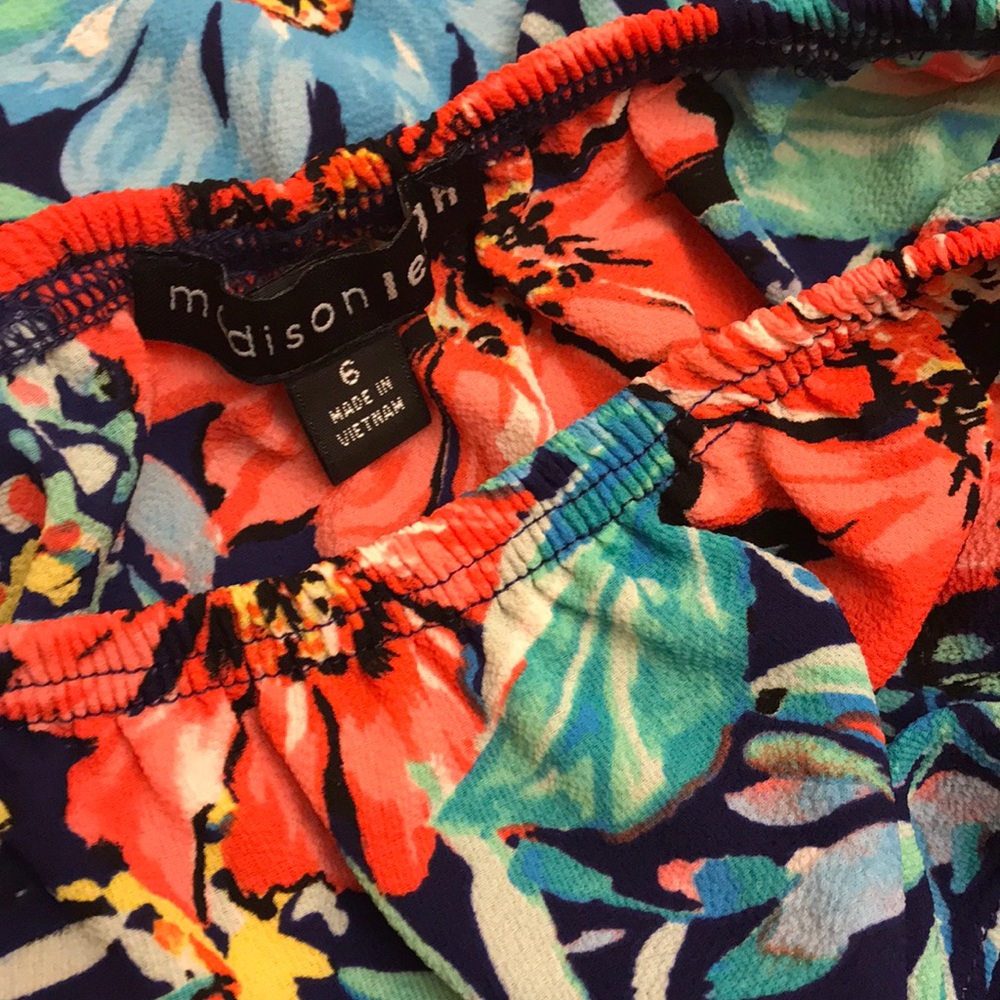 🌹Madison Leigh sleeveless navy/coral,NWT - Picture 7 of 8